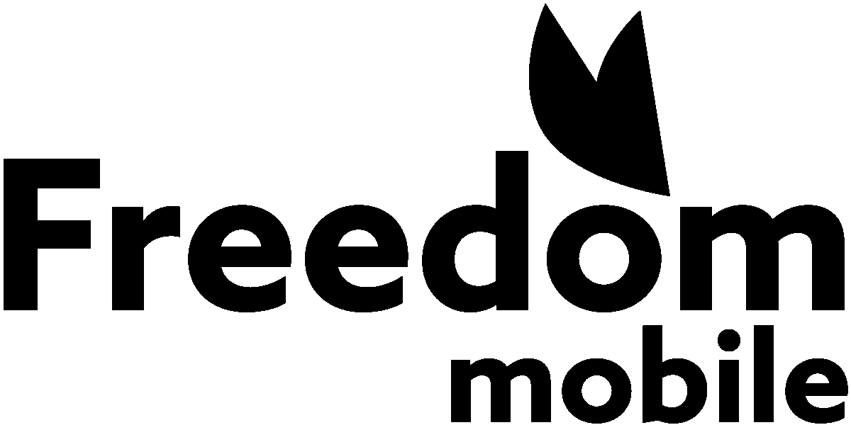 Freedom Mobile Logo Black White